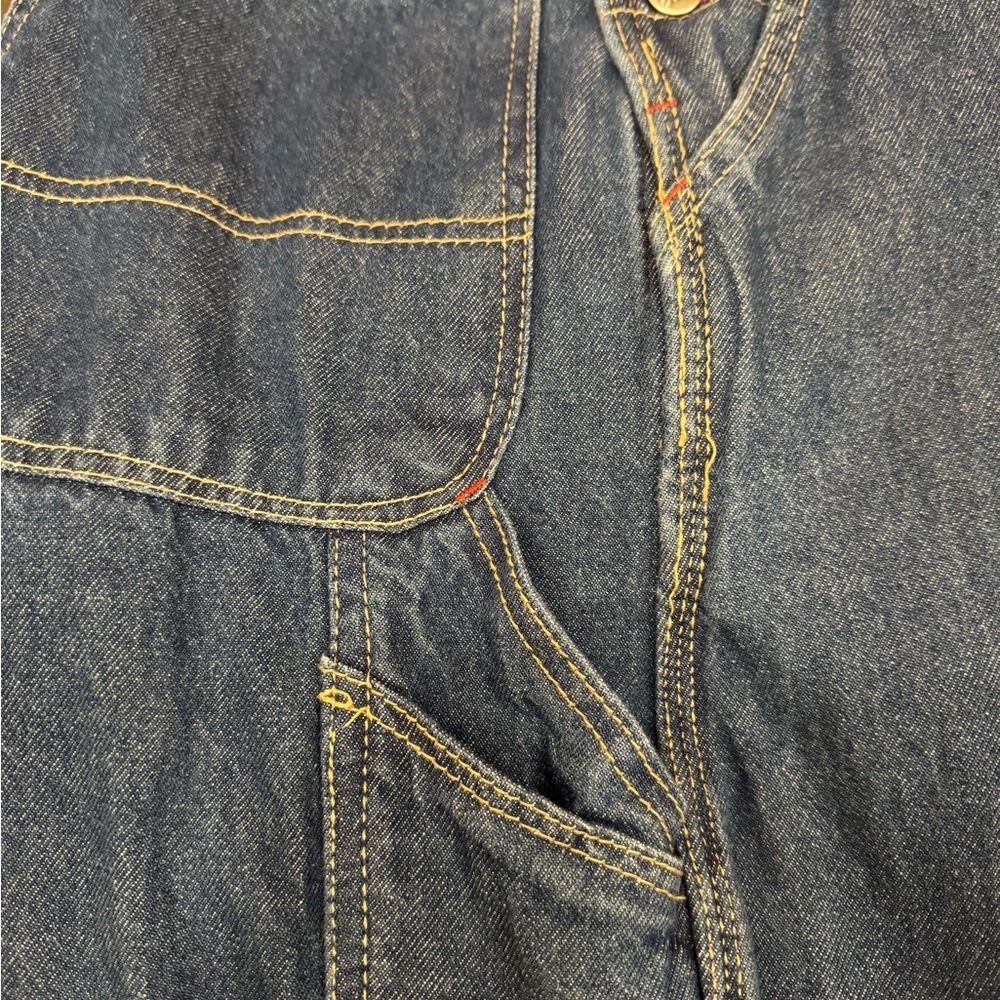 Men's Classic Blue Denim Overalls - Picture 5 of 7
